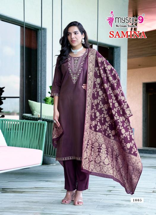 Mystic 9 Samina vol 1 catalog kurti india