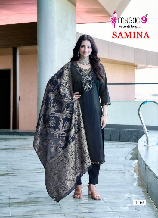 Mystic 9 Samina vol 1 catalog kurti india