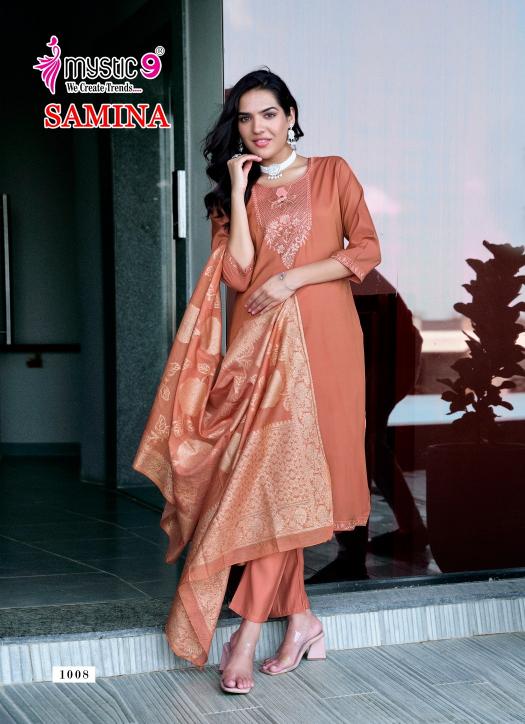 Mystic 9 Samina vol 1 catalog kurti india