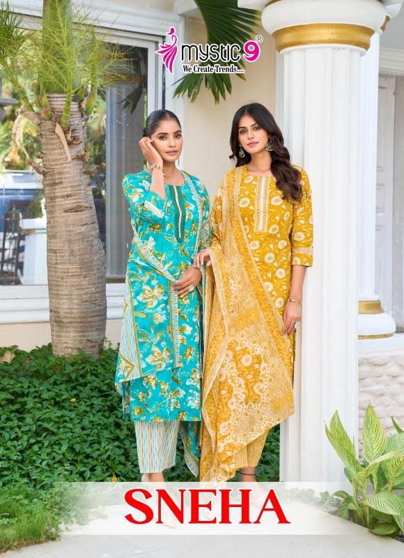Mystic 9 Sneha vol 1 catalog indian kurtis 2025