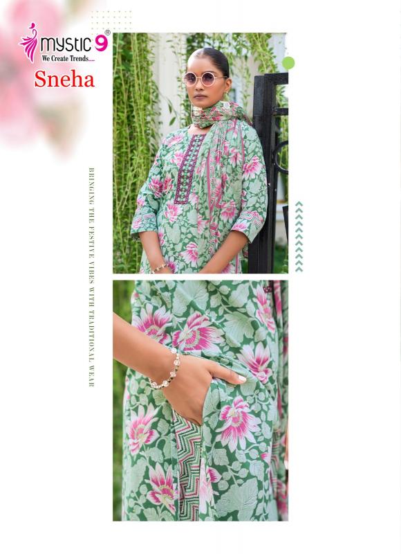 Mystic 9 Sneha vol 1 catalog indian kurtis 2025