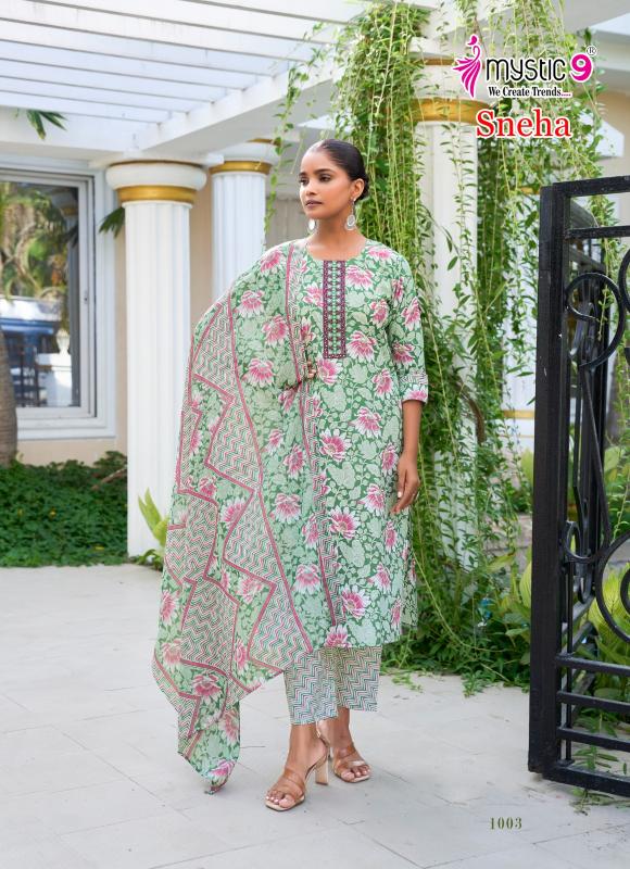 Mystic 9 Sneha vol 1 catalog indian kurtis 2025