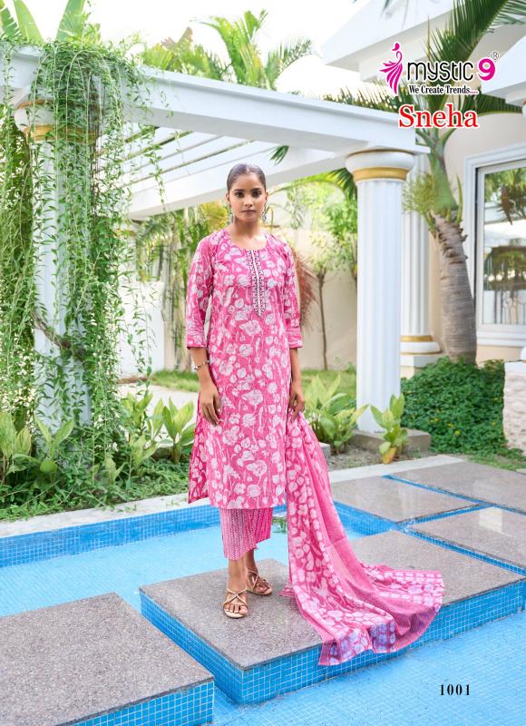 Mystic 9 Sneha vol 1 catalog indian kurtis 2025