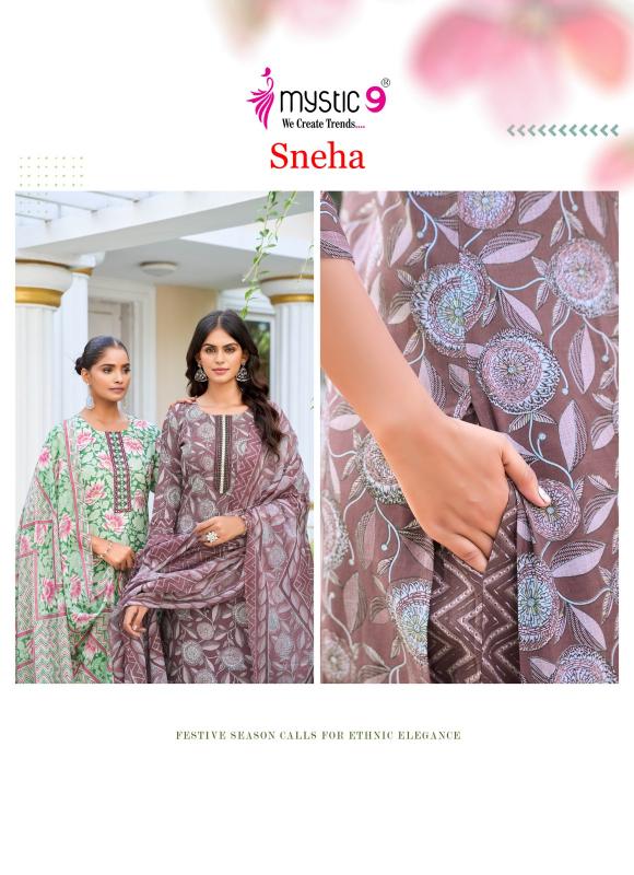 Mystic 9 Sneha vol 1 catalog indian kurtis 2025