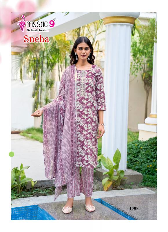 Mystic 9 Sneha vol 1 catalog indian kurtis 2025