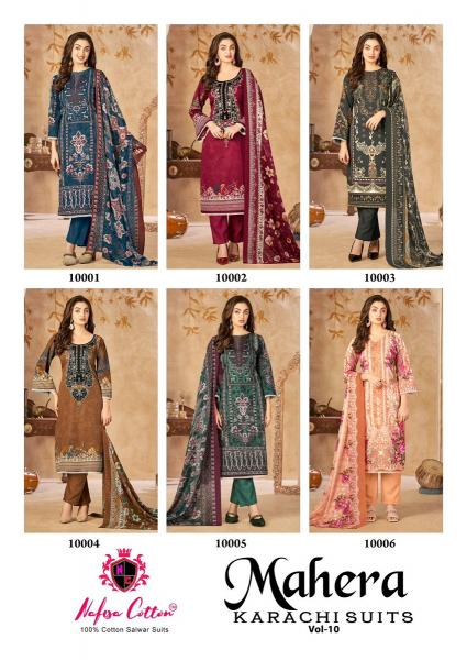 Nafisa Mahera Vol-10 – Karachi dress material - Wholesale Catalog