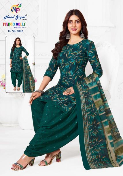Ng Mango Dolly Patiyala Vol-6 – Dress material - Wholesale Catalog