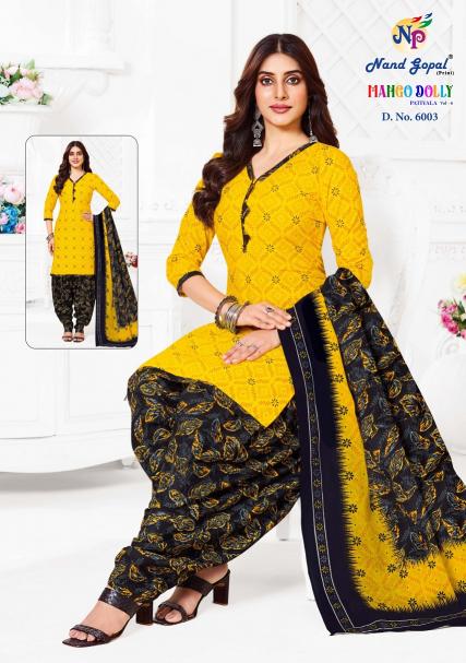 Ng Mango Dolly Patiyala Vol-6 – Dress material - Wholesale Catalog