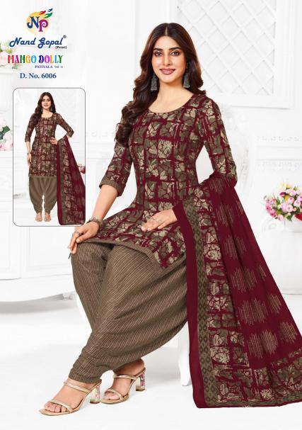 Ng Mango Dolly Patiyala Vol-6 – Dress material - Wholesale Catalog