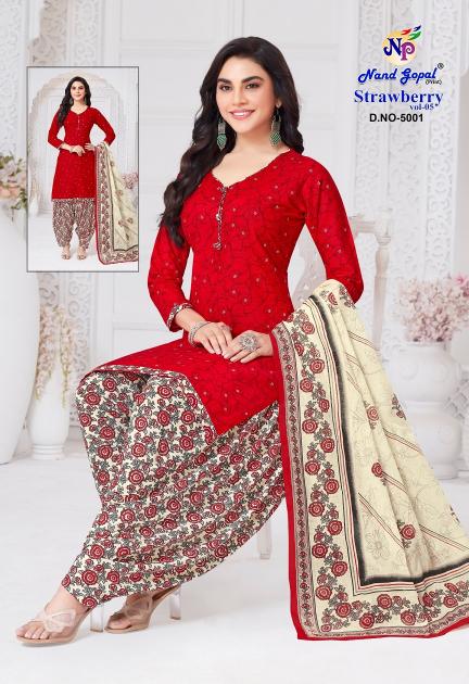 Ng Strawberry vol-5 – Dress Material - Wholesale Catalog