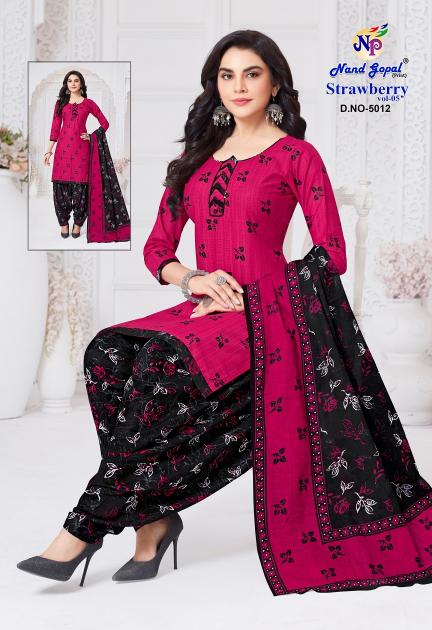 Ng Strawberry vol-5 – Dress Material - Wholesale Catalog