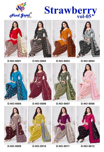 Ng Strawberry vol-5 – Dress Material - Wholesale Catalog
