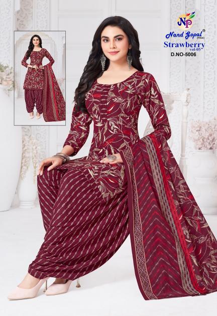 Ng Strawberry vol-5 – Dress Material - Wholesale Catalog