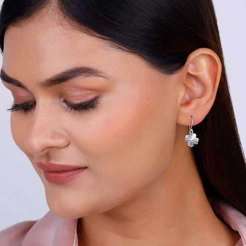 Nitya Silver Petals Earring
