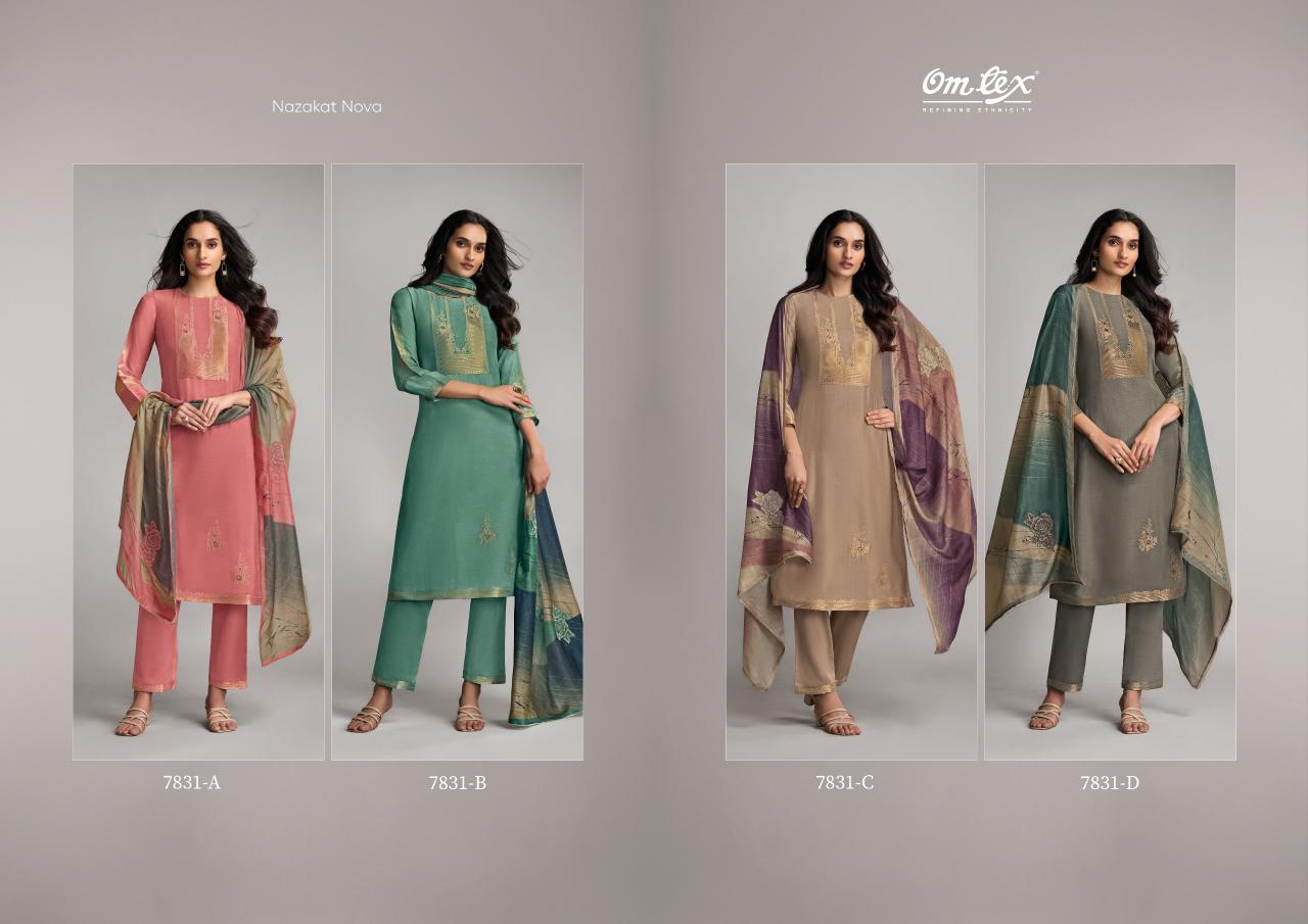 Omtex Nazakat Nova Catalog daily wear salwar kameez wholesale