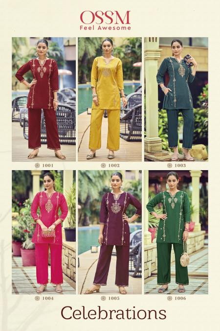 Ossm Celebrations catalog modest co ord sets summer