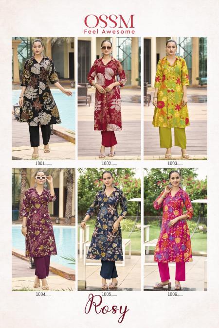 Ossm Rosy catalog western cord sets for women