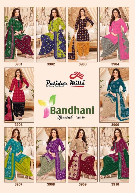 Patidar Bandhani Vol-39 – Dress Material - Wholesale Catalog