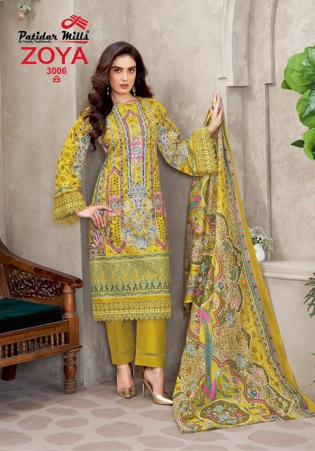 Patidar Zoya Vol-3 – Dress Material - Wholesale Catalog