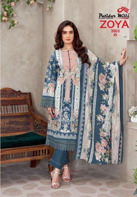 Patidar Zoya Vol-3 – Dress Material - Wholesale Catalog