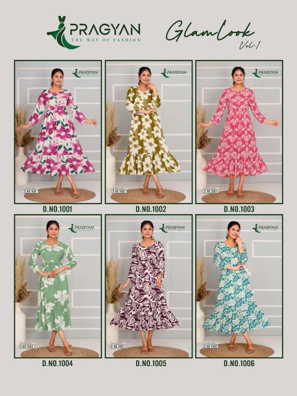 Pragyan Glamlook vol 1 catalog indian kurti gown