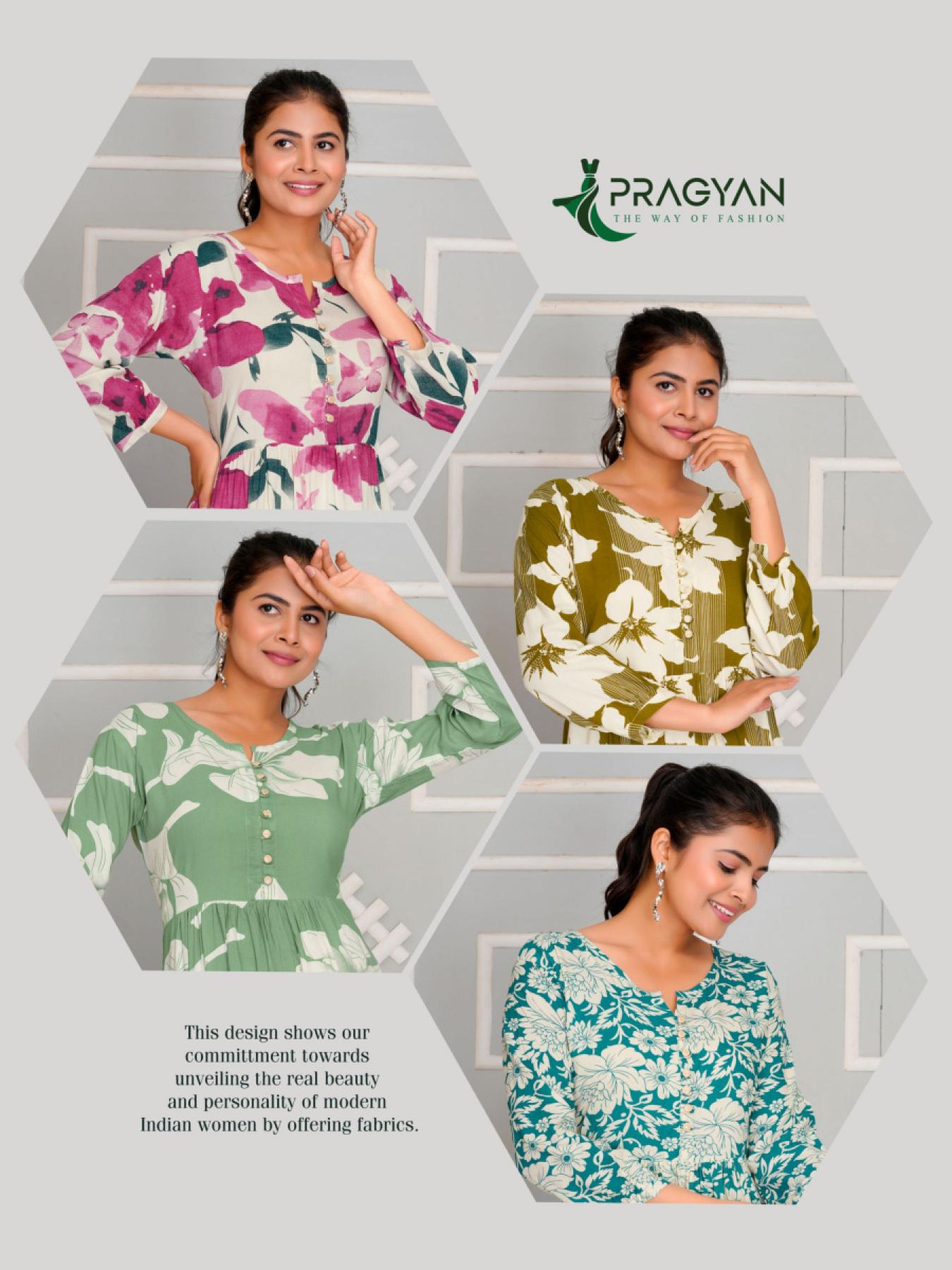 Pragyan Glamlook vol 1 catalog indian kurti gown