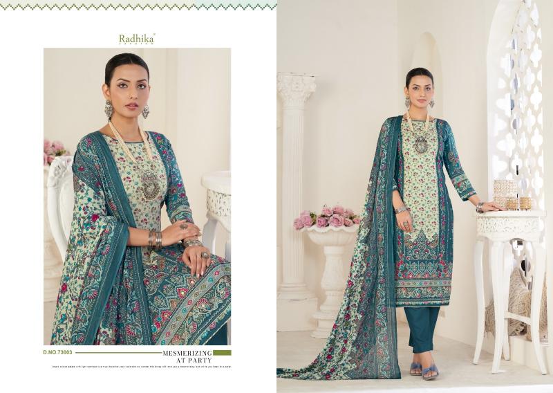 Radhika Azara Avnee Vol 3 catalog wholesale dress material market in parrys chennai