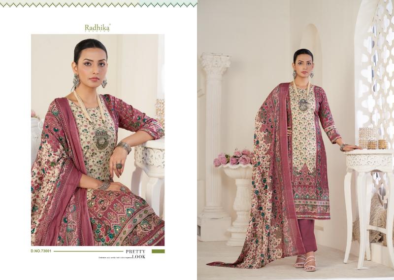 Radhika Azara Avnee Vol 3 catalog wholesale dress material market in parrys chennai