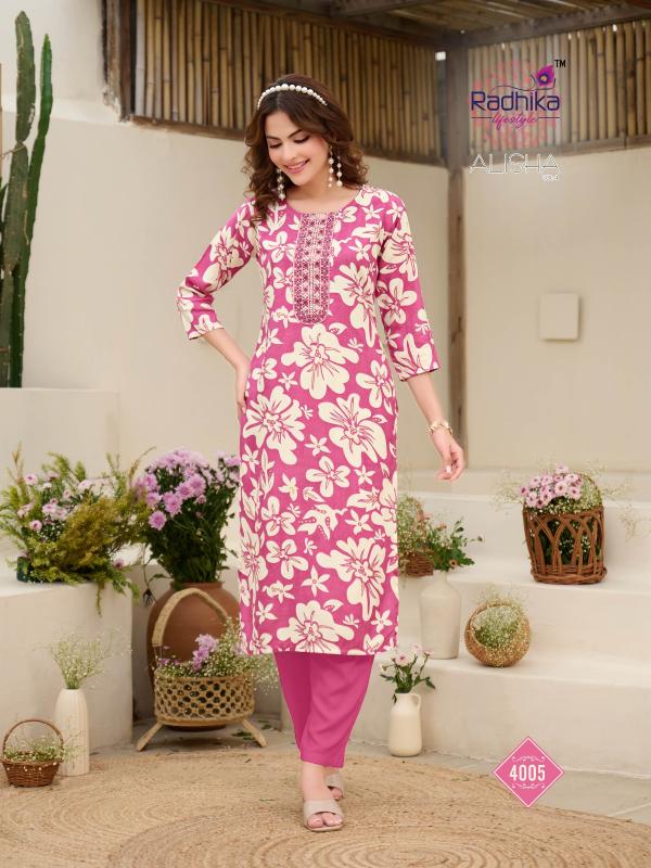 Radhika LifeStyle Alisha Vol 4 catalog indian design kurti