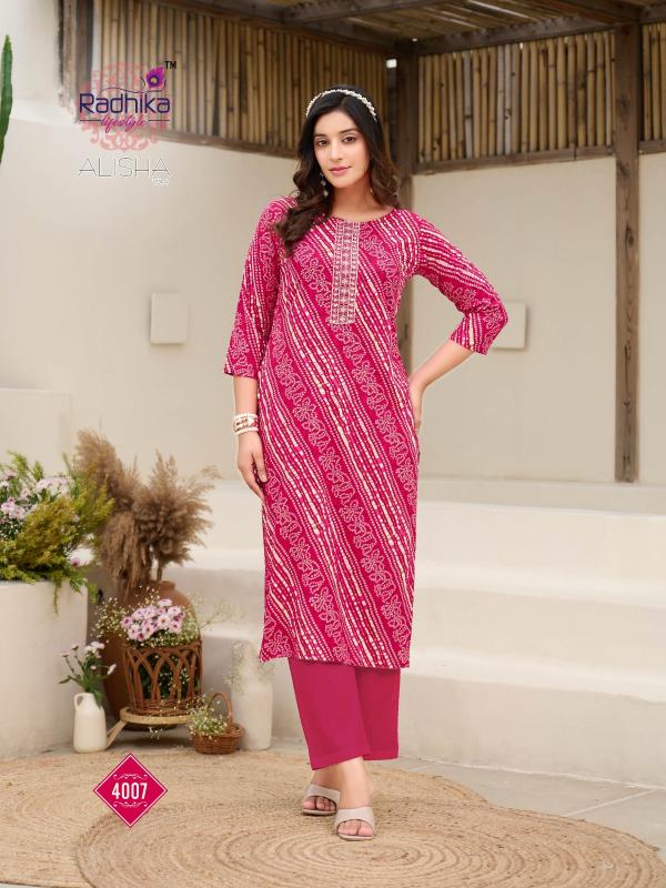 Radhika LifeStyle Alisha Vol 4 catalog indian design kurti