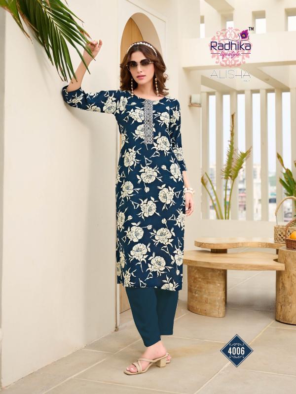 Radhika LifeStyle Alisha Vol 4 catalog indian design kurti