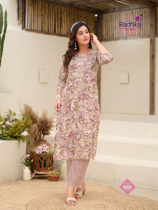 Radhika LifeStyle Alisha Vol 4 catalog indian design kurti