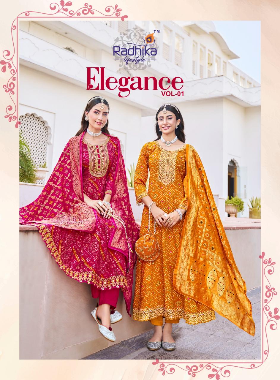 Radhika Lifestyle Elegance vol 1 catalog kurtis india surat gujarat
