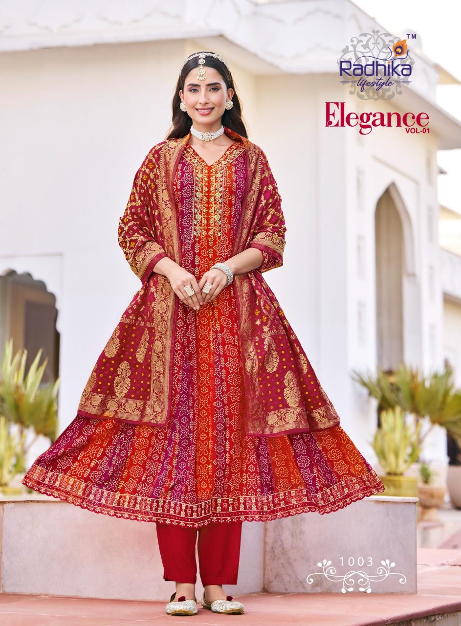 Radhika Lifestyle Elegance vol 1 catalog kurtis india surat gujarat