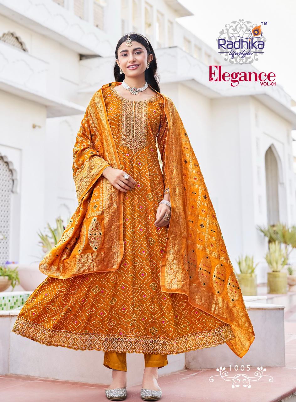 Radhika Lifestyle Elegance vol 1 catalog kurtis india surat gujarat