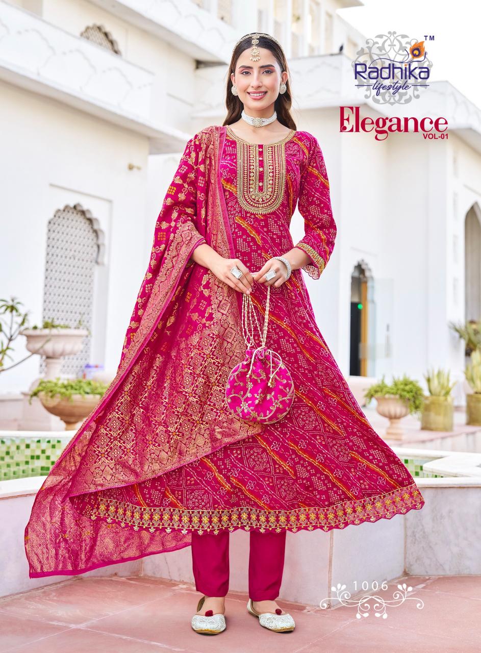 Radhika Lifestyle Elegance vol 1 catalog kurtis india surat gujarat