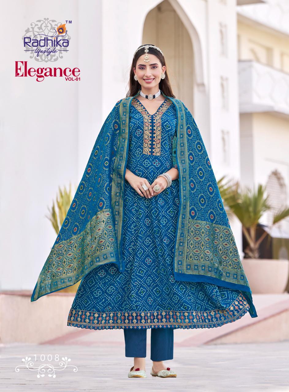 Radhika Lifestyle Elegance vol 1 catalog kurtis india surat gujarat