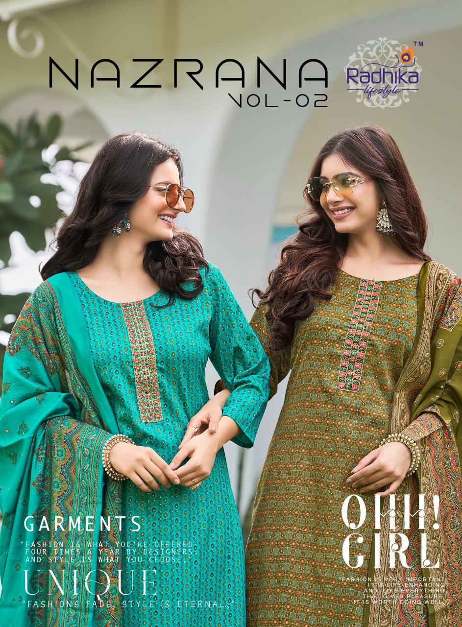 Radhika Lifestyle Nazrana vol 2 catalog best place to buy kurtis in india