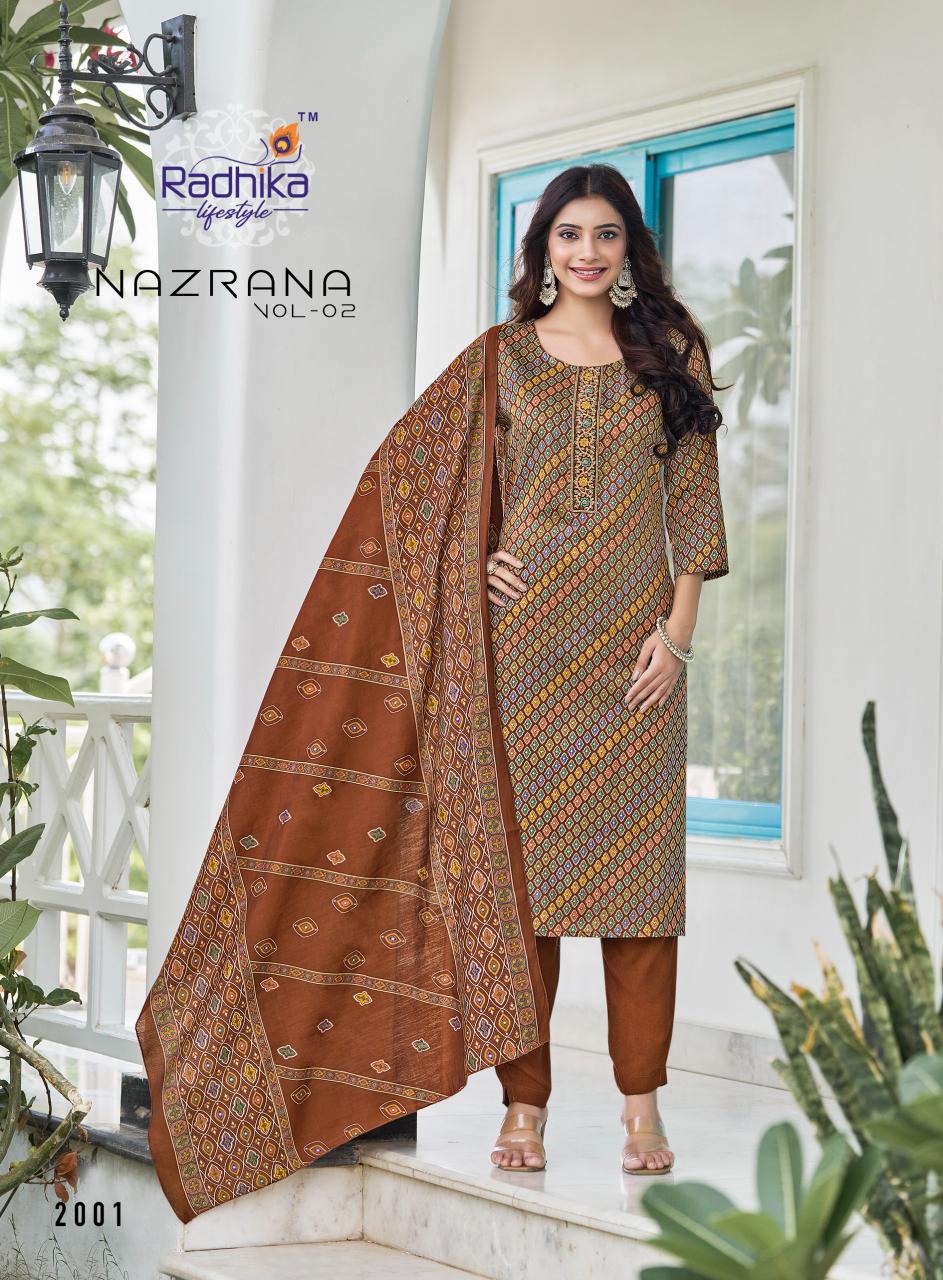 Radhika Lifestyle Nazrana vol 2 catalog best place to buy kurtis in india