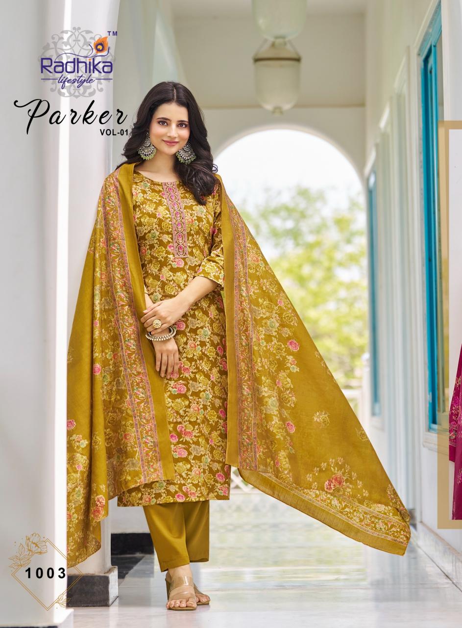Radhika Lifestyle Parker Vol 1 catalog kurti manufacturer in india