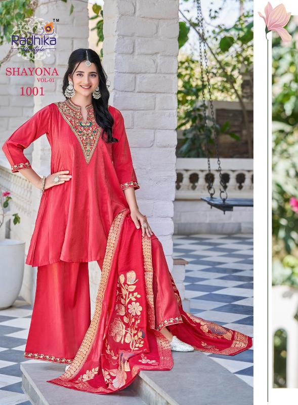 Radhika Lifestyle Shayona Vol 1 catalog indian kurtis design 2025