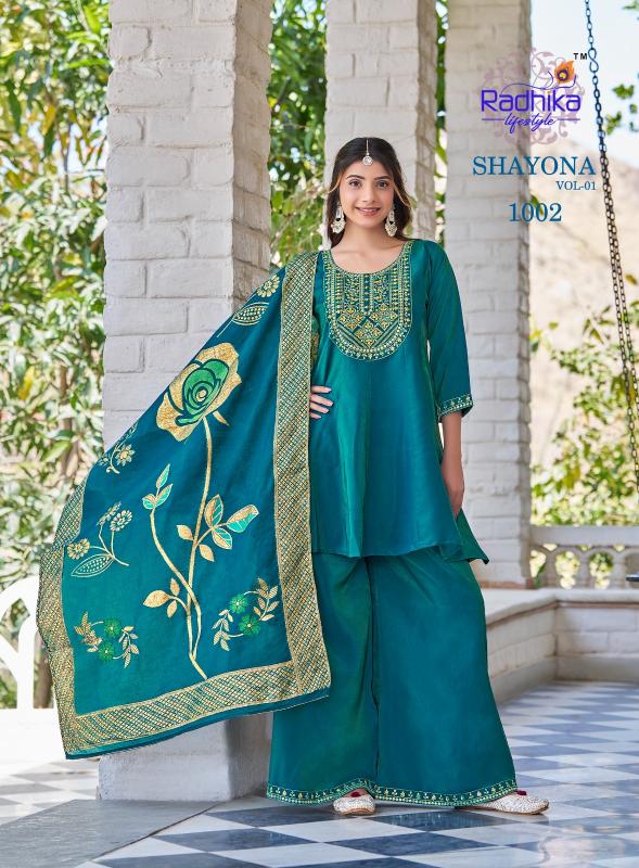 Radhika Lifestyle Shayona Vol 1 catalog indian kurtis design 2025