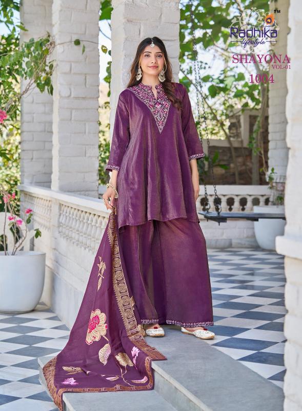Radhika Lifestyle Shayona Vol 1 catalog indian kurtis design 2025