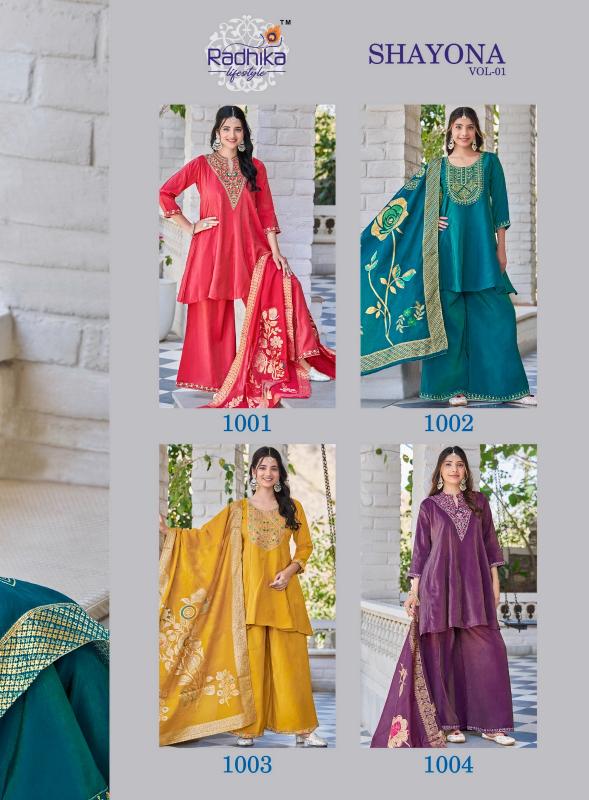 Radhika Lifestyle Shayona Vol 1 catalog indian kurtis design 2025