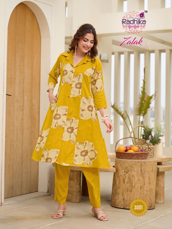 Radhika Lifestyle Zalak Vol 3 catalog wholesale co ord sets manufacturers in india