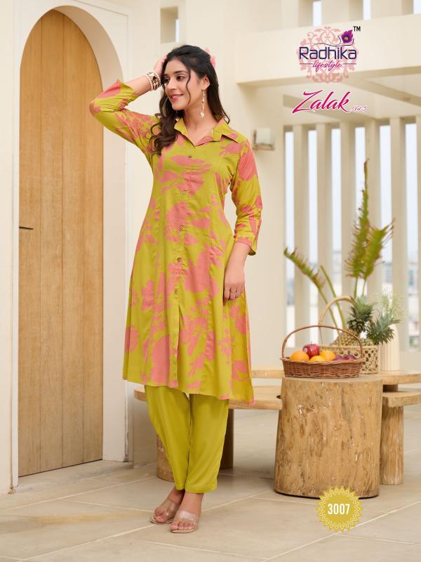 Radhika Lifestyle Zalak Vol 3 catalog wholesale co ord sets manufacturers in india