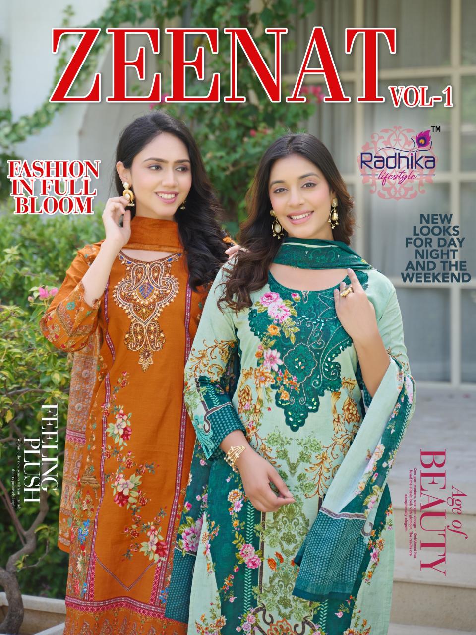 Radhika Lifestyle Zeenat vol 1 catalog top 5 kurti brands in india