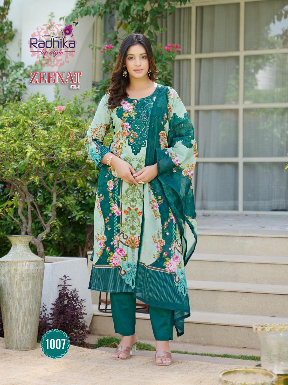 Radhika Lifestyle Zeenat vol 1 catalog top 5 kurti brands in india