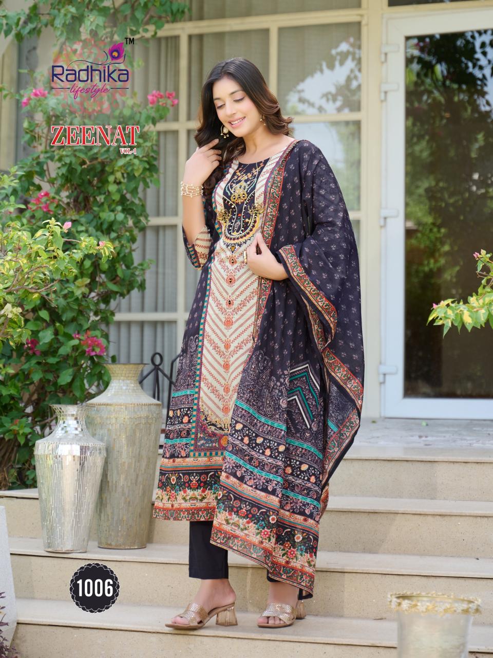 Radhika Lifestyle Zeenat vol 1 catalog top 5 kurti brands in india