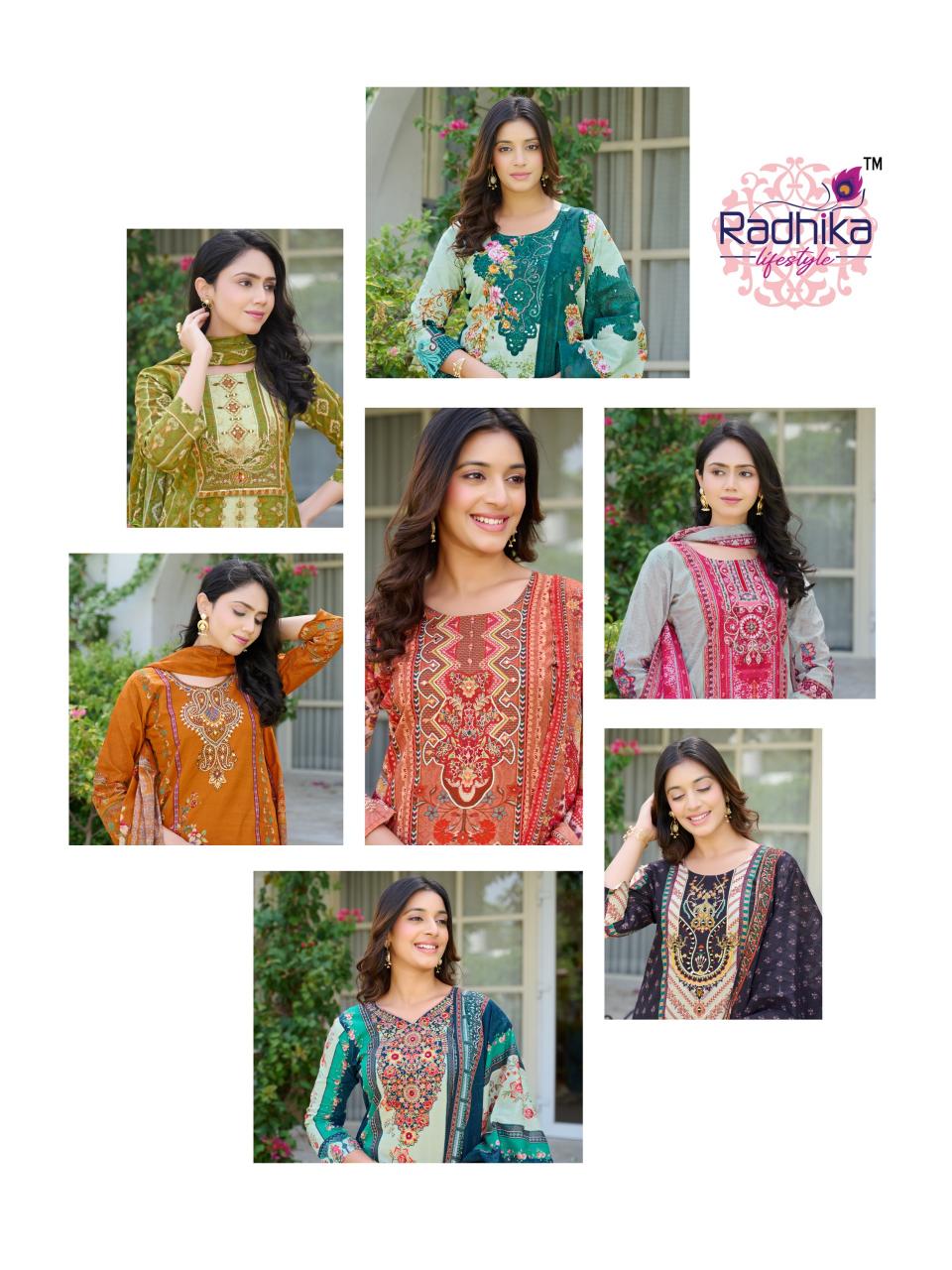 Radhika Lifestyle Zeenat vol 1 catalog top 5 kurti brands in india